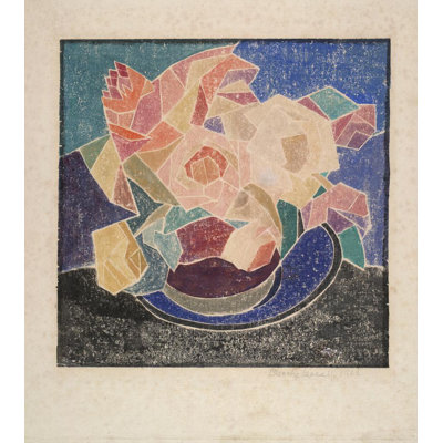 "June Roses" by  Blanche Lazzell - Gallery Wrap Canvas Wall Art