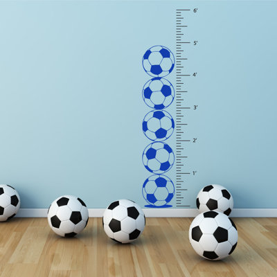 Décalcomanie murale graphique de croissance foot