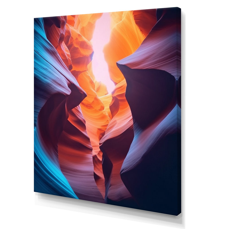 " Canyon Antelope Harmony IV ", Wrapped Canvas, 44" H x 34" W x 1.5" D