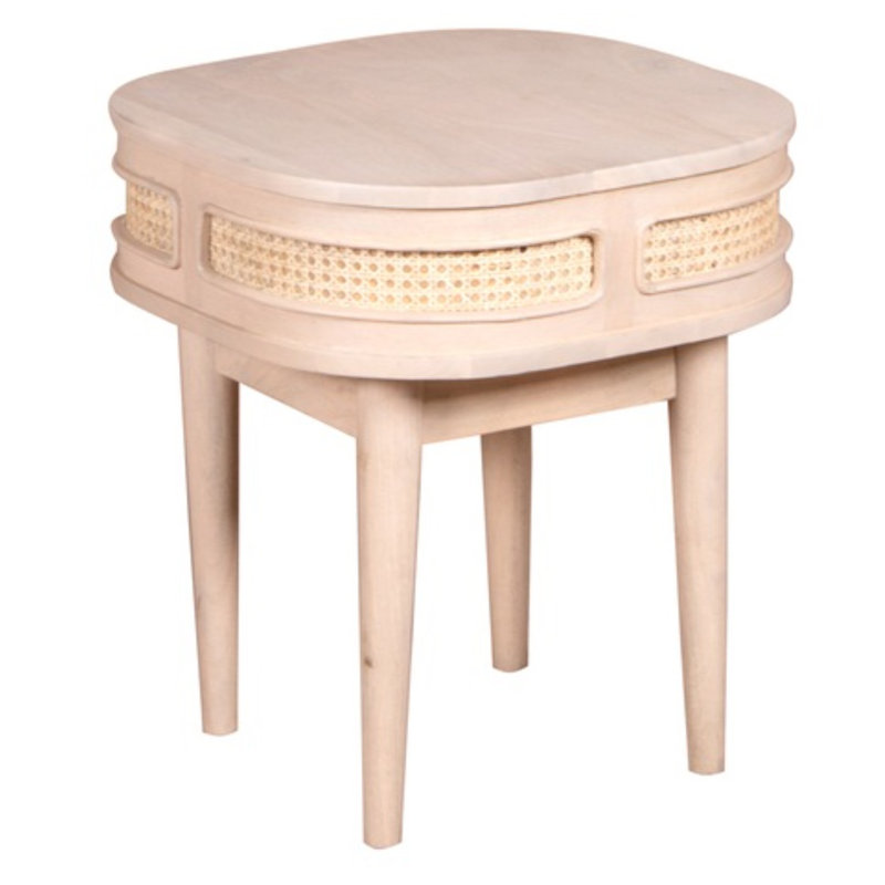 Altie Solid Wood End Table