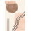 "Geo Abstract II Neutral Pink" by Becky Thorns UV-Resistant Canvas Painting Print 