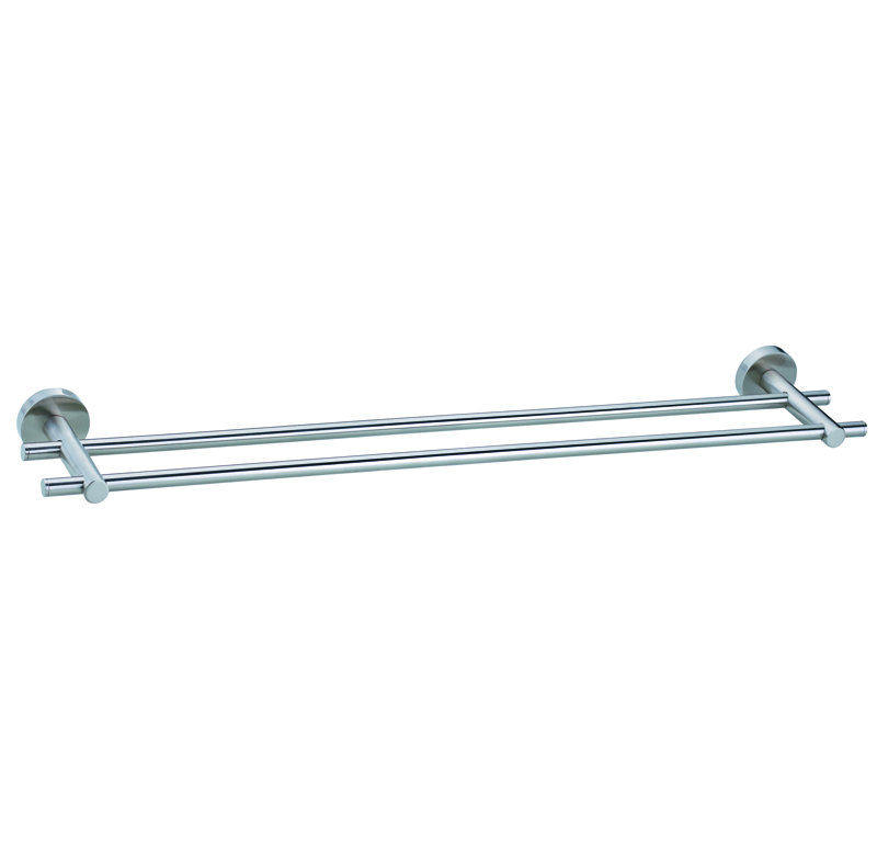 No Drill Moon Double Towel Bar