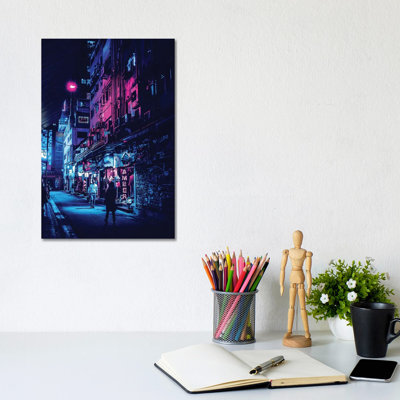 Tokyo Street II by Gab Fernando - Wrapped Canvas Print