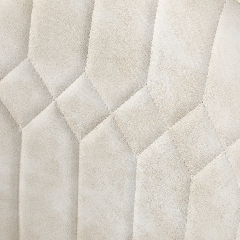 Chaise d'appoint rembourrée Asiel, Beige