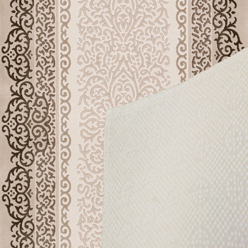 Stylish Woven Carpet, 5.2 x 7.5 Feet | 100% Polyester, 0.3 in Pile Height, Antibacterial, Non-Slip PVC Dot Underside | Machine Washable, 3D Digital Print | Perfect for Living Room, Bedroom & Home Décor