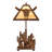 21"H Steer Skull Table Lamp