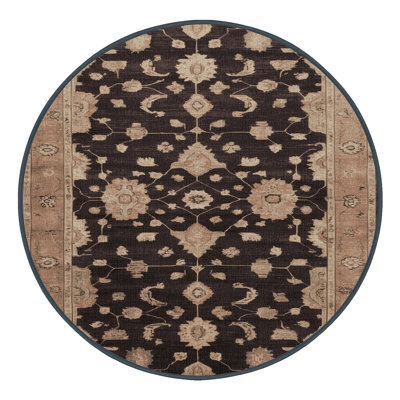 Tapis brun lavable à la machine