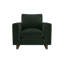 Lovell Chair Forest Velvet Dark Walnut