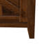 Armoire à finition noyer avec 4 portes et tablettes ouvertes - Intérieur spacieux pour le salon, la chambre à coucher, la conception de bureau