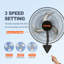 Vevor 26.4" Oscillating Wall Mounted Fan