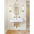 1-light Gold Modern Wall Sconce With Clear Glass Shade