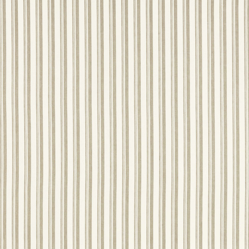 Tissu capri Schumacher x Miles Redd, Beige / Blanc