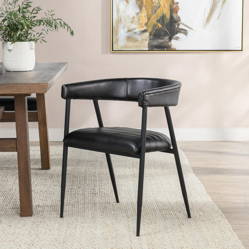 Chaise en cuir Preston