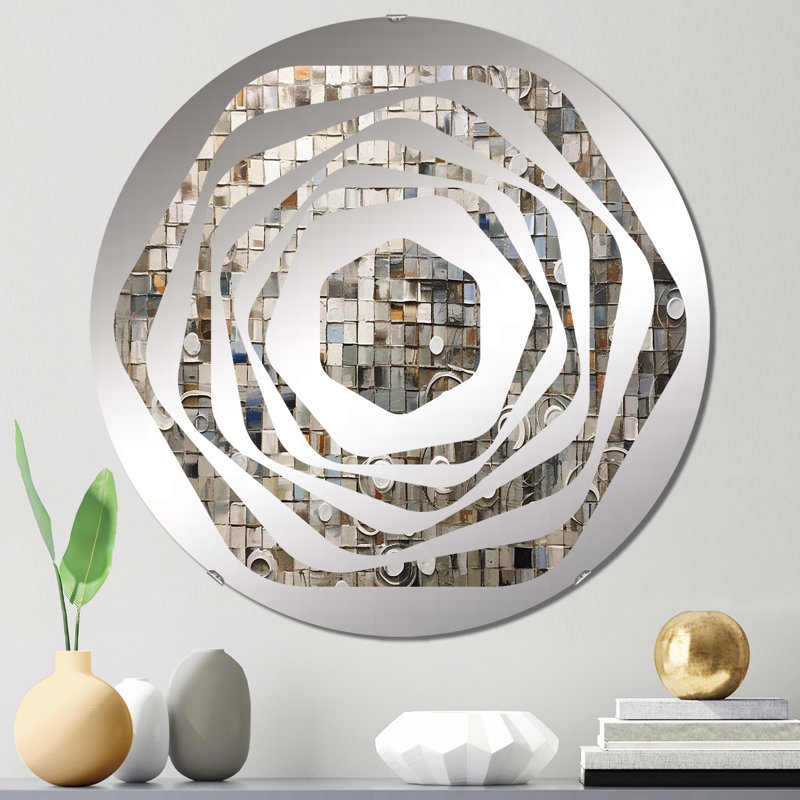 Chanae - Amorphe Decorative Mirror, 23,6 po x 23,6 po