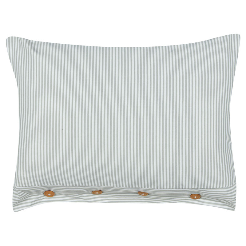 Radojica Striped Blue Cushion, 40cm H x 60cm W, Rectangular