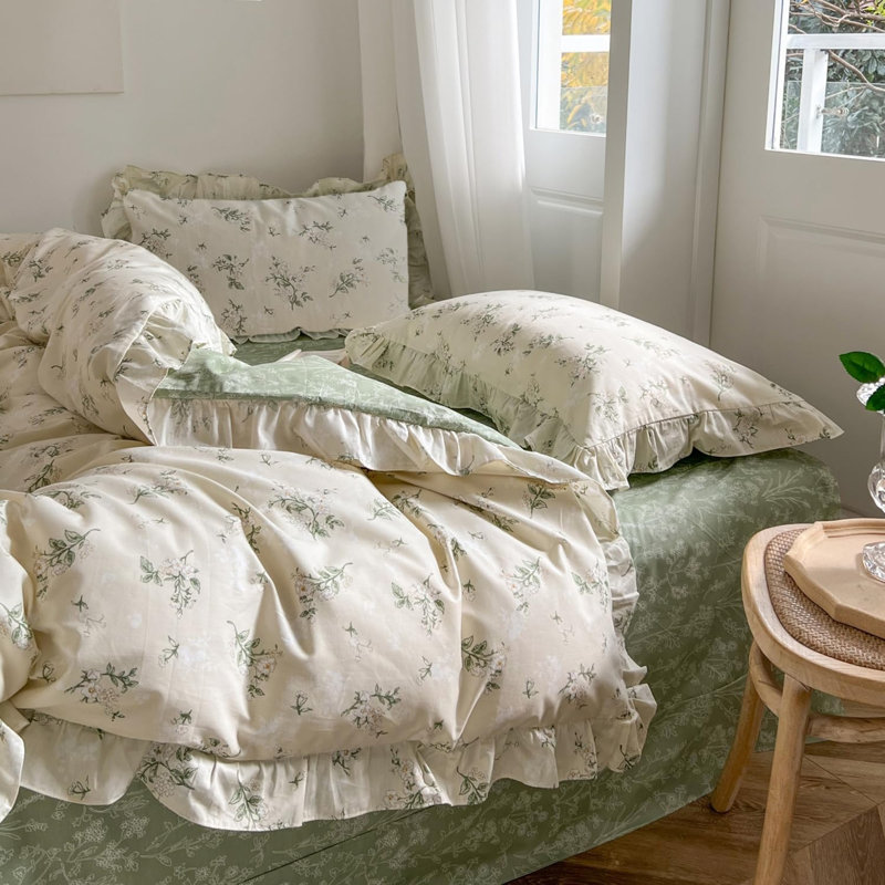 Ensemble de housse de couette 3 pièces 100% coton, King