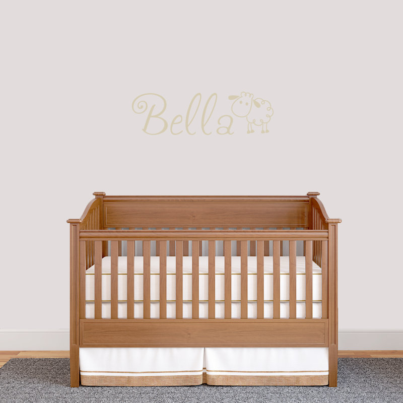 Décalcomanie murale ovine, Beige clair, Oui