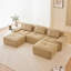 Canapé modulaire en forme de U 117 po avec repose-pieds mobile 117 po-401520468