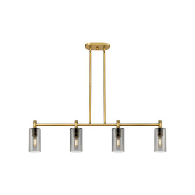 Crown Point 4 Light Stem Hung Island Light