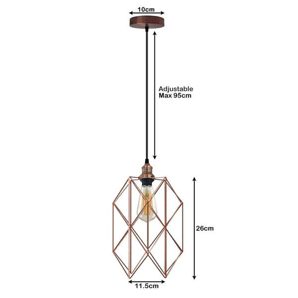 Annaka 1 - Light Copper Pendant