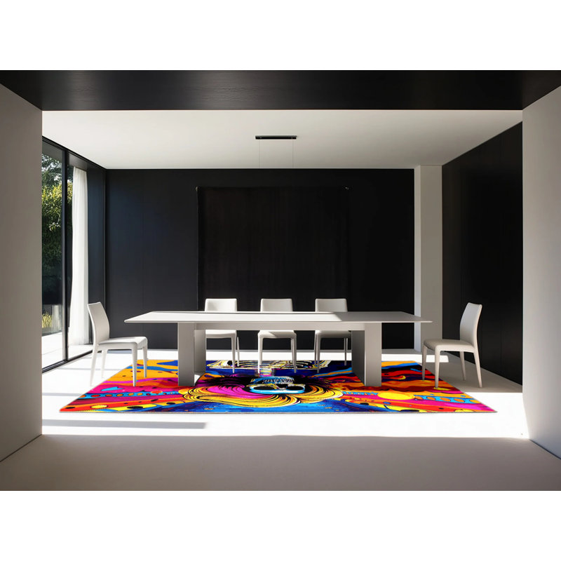 Flux Bloom Rug, Rectangle 8' x 12'