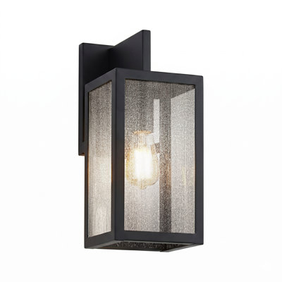 - Ceballos - 1 lumière - 13 po - Noir mat - Laiton massif - Applique murale