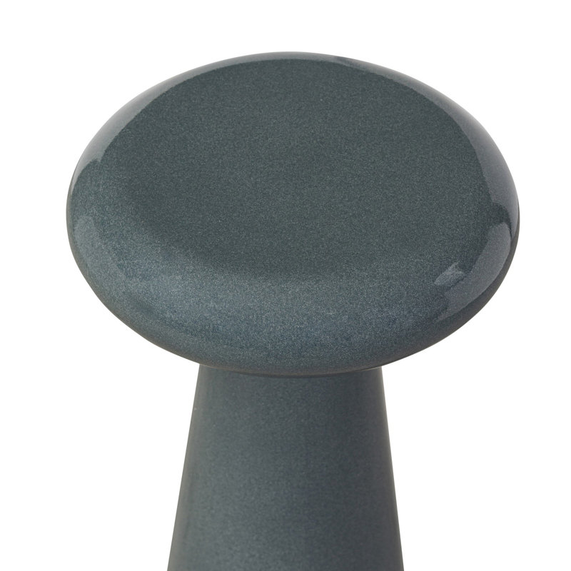 Rochel End Table-Smooth Slate Concrete