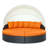 Modway Quest Circular Outdoor Wicker Rattan Patio Daybed with Canopy-70522252