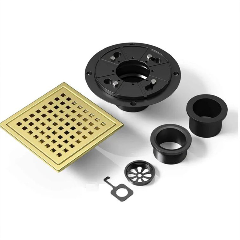 6'' W Tile-In, Brushed Gold