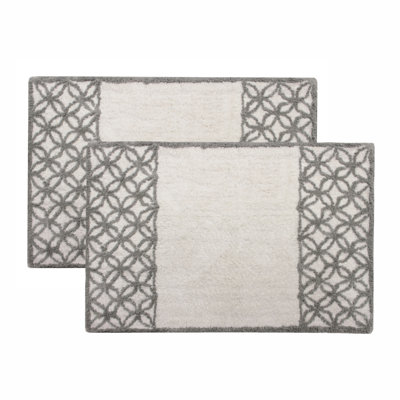 Tatro Cotton Non-Slip Bath Rug