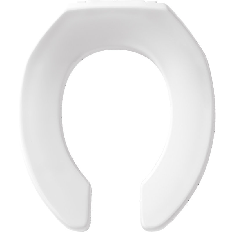 Siège de toilette rond en plastique