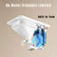 Toilette bidet avec réservoir intégré, conception carrée, télécommande, chasse d'eau automatique, siège chauffant, lavage, gris mat, gris nuit à l'arrière