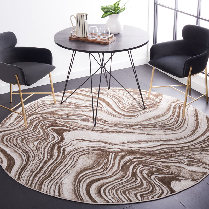 Meadow 500 Performance Rug, Round 6'7"