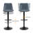 Pu Extra-tall Bar Height Bar Stools Swivel & Adjustable Height With Footrest-1458887511