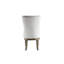 Chaise parsons rembourrée en lin beige-66619979-66619978