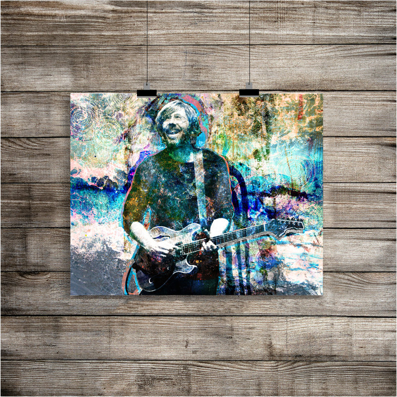 Trey Anastasio - Phish - «Prince Caspian» - peinture sans cadre, H 11 po x l 14 po x P 0,1 po