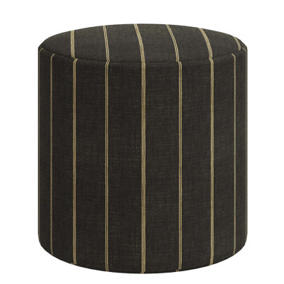 Epaulette Upholstered Ottoman