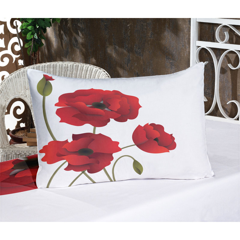 Drap-housse et coussin décoratif Ambesonne, Ensemble de draps pour très grand lit californien