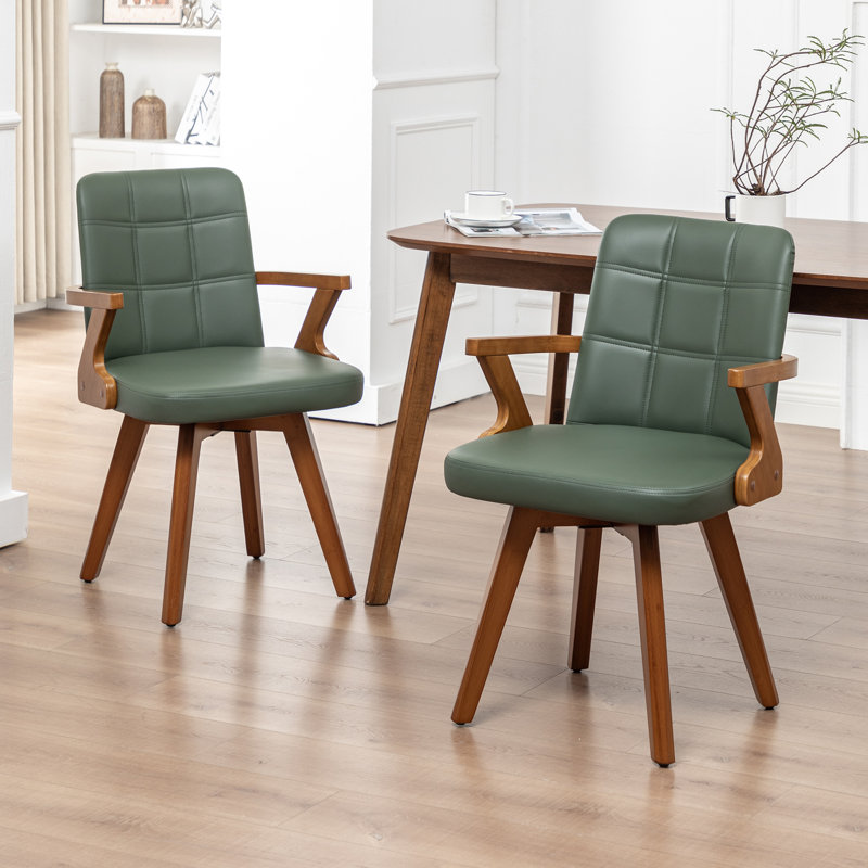 Ensemble de chaises de salle à manger Lorant, Vert