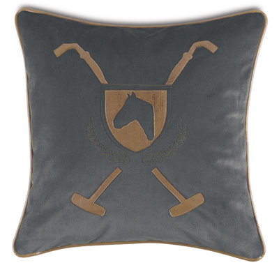 Equestrian Square Pillow Cover & Insert