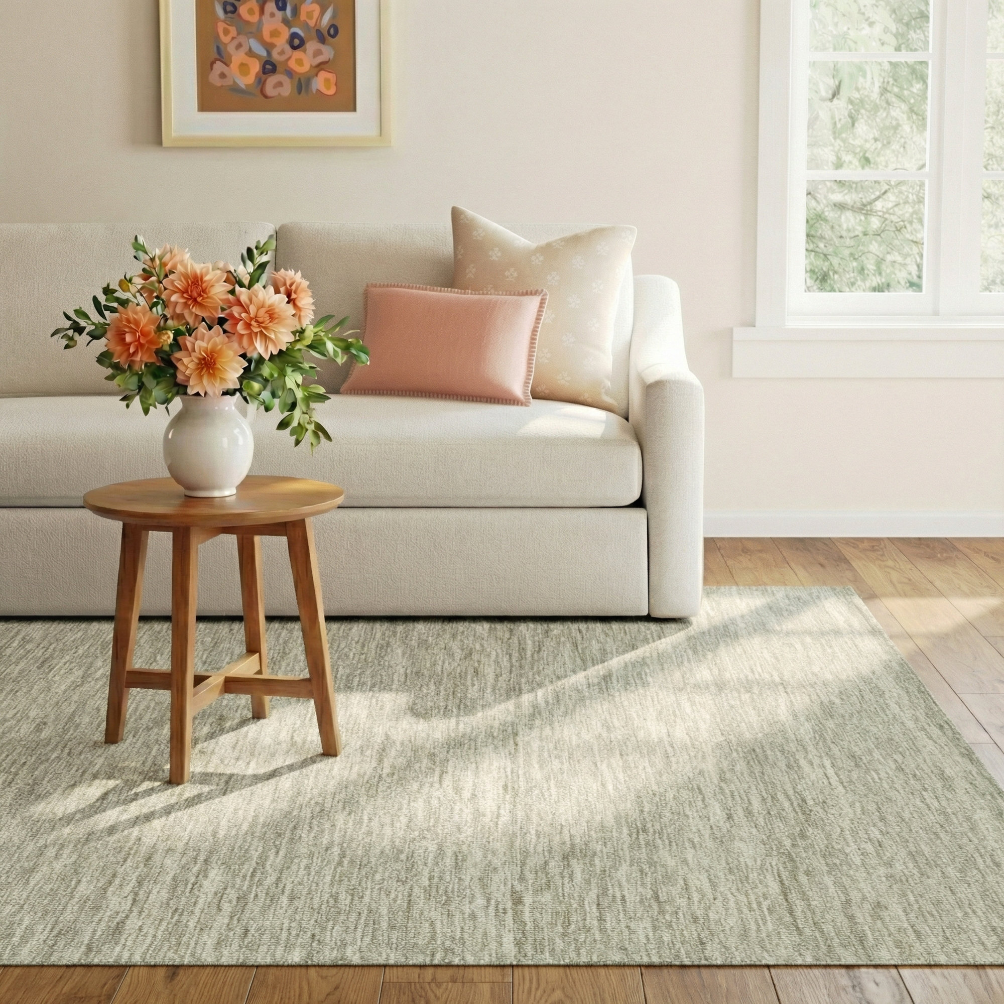 Handmade Wool Rug, Rectangle 8' x 10'