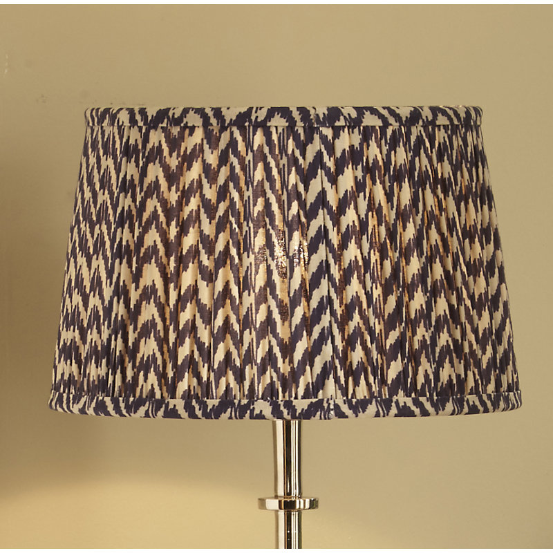 Mio Empire Cotton Lamp Shade ( Uno ), 19cm H x 30cm W x 30cm D, Blue