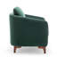 Upholstered Barrel Chair with Footstool-1488768573