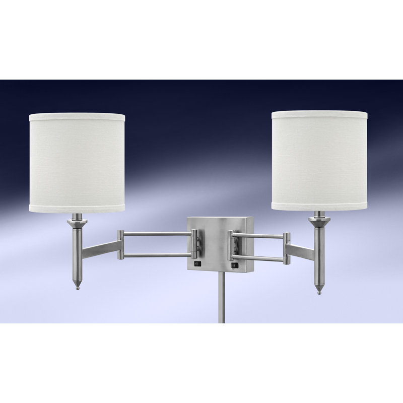 Steel Plug-in Swing Arm Sconce