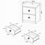 Table de chevet 2 tiroirs avec lumières DEL et USB-1210989518