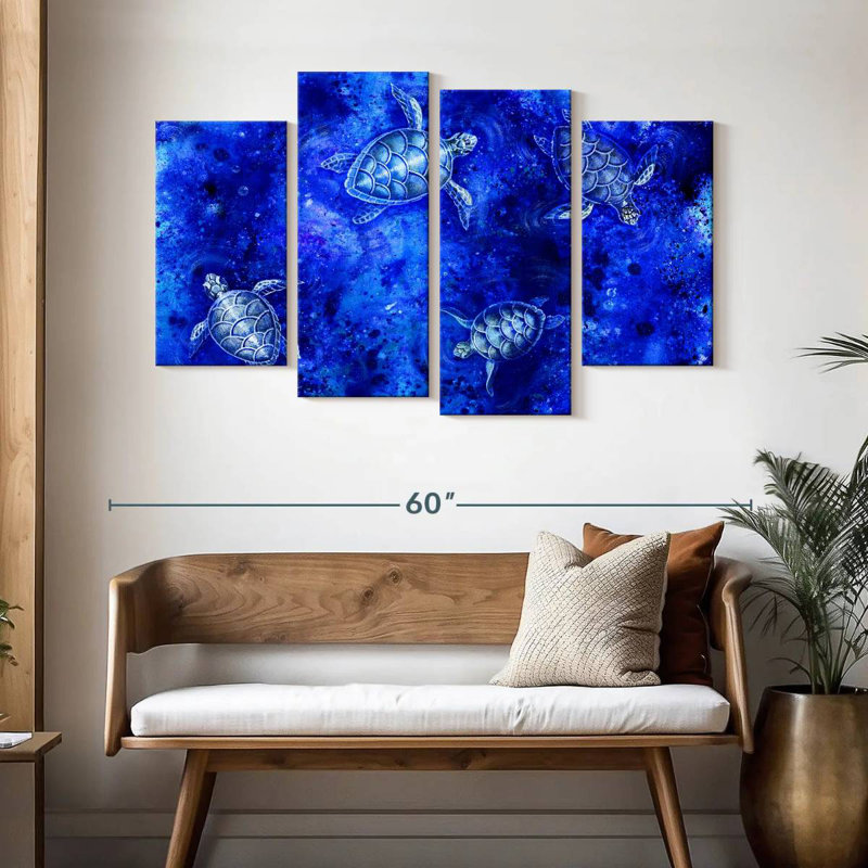 Acrylique de tortue de mer Brampt