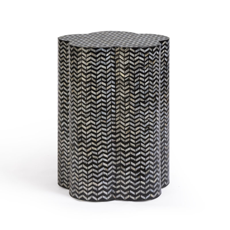Table d'appoint en nacre de truffe