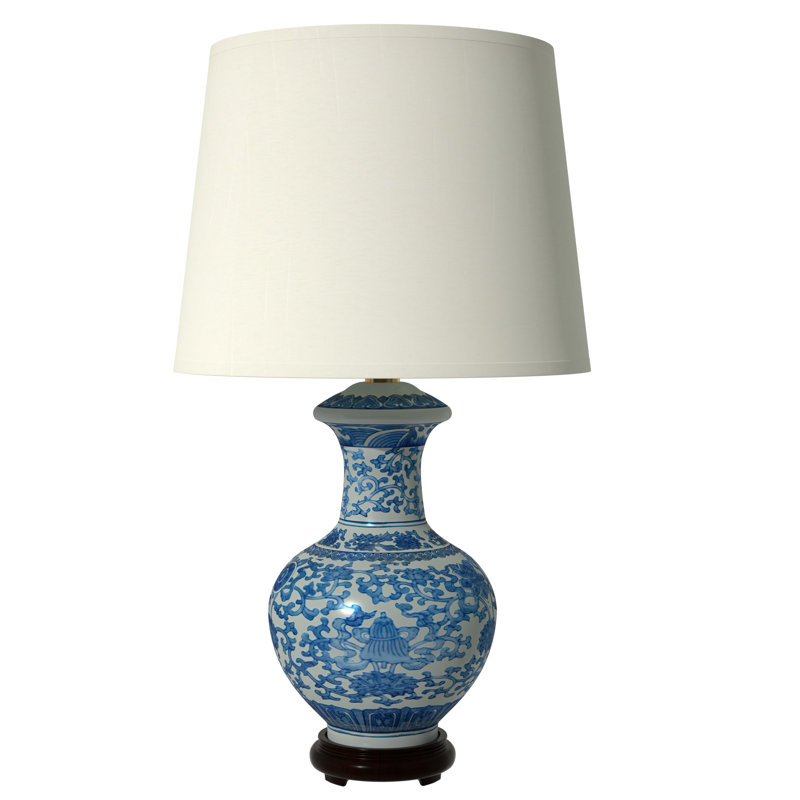 Lampe de table en porcelaine 24,5 "
