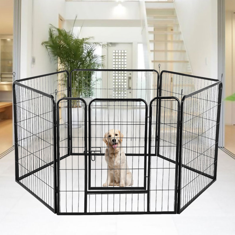 Enclos pour chien en métal