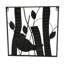 Décoration murale en bois et en métal oiseaux et branches